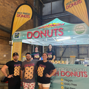 Dusted in bespoke sugars! We have donuts everyone can love!